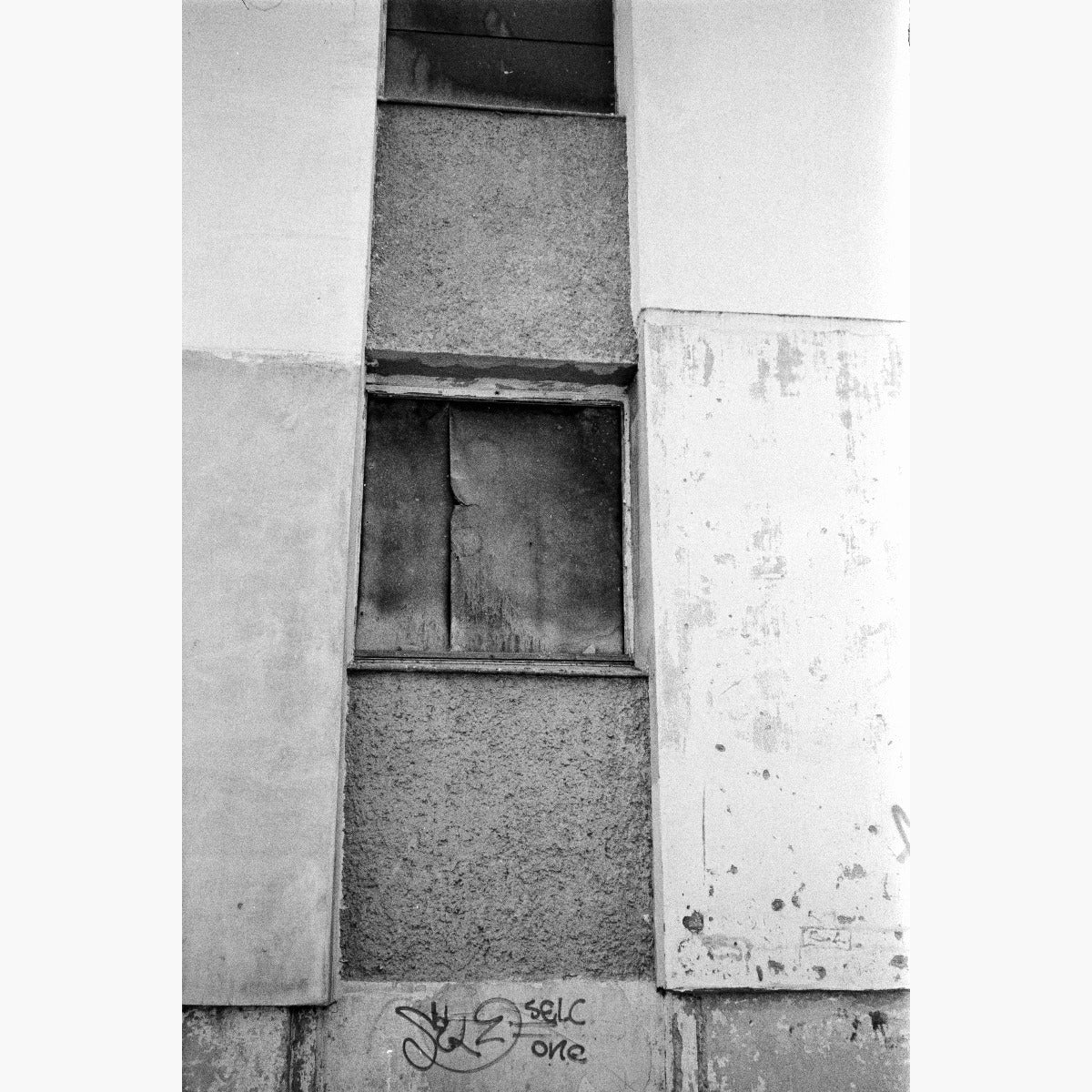 side of a building - photographic sample from Black & White Film Developing service