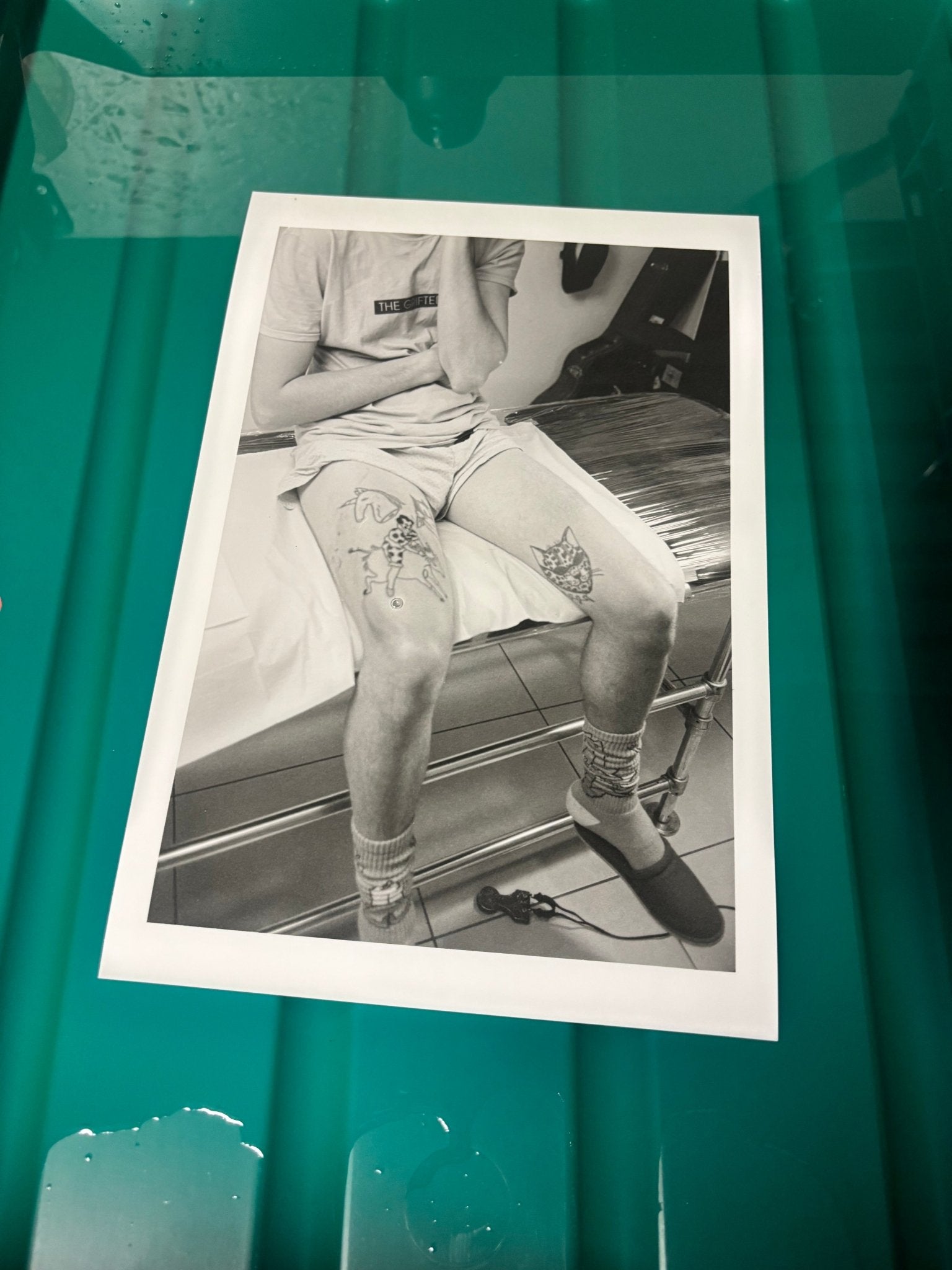 close up of a Black & White (Silver Gelatin) Print - Balkan Film Lab    