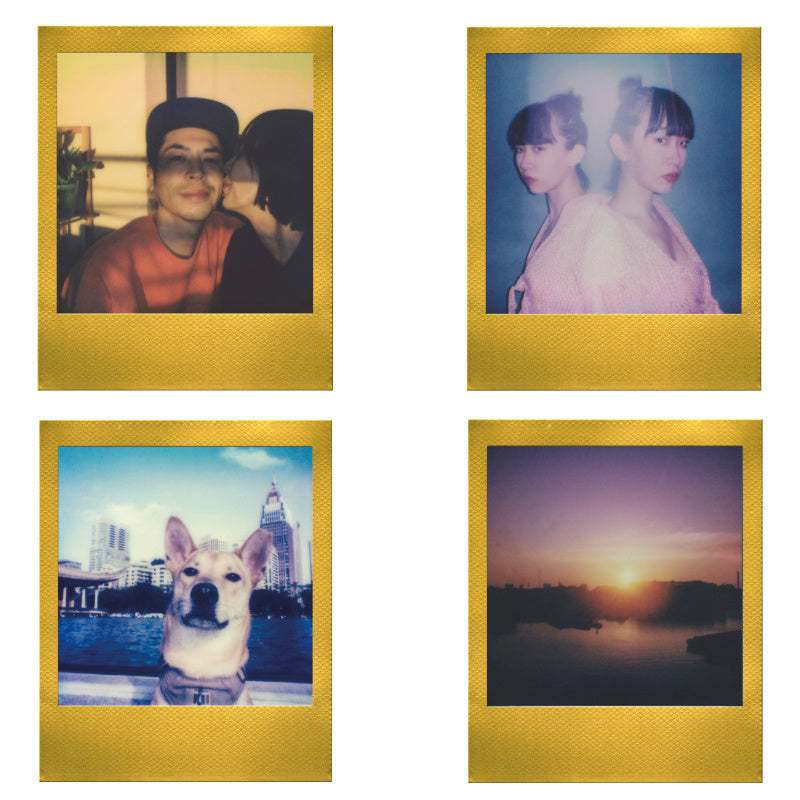 Polaroid Color Go Film - Golden Frame - Двоен пакет